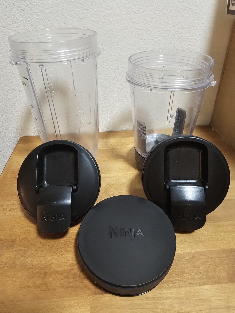 Ninja Blender Cup & Power Nutri Bowl with Lids